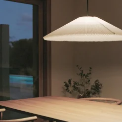 New Works suspension LED Nebra, Ø 90 cm, blanc, personnalisable| Suspensions Led|Suspensions