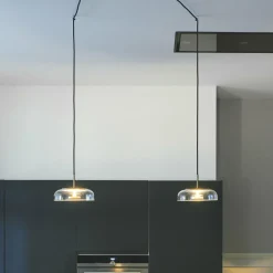 Nuura Aps Nuura suspension LED Blossi 1, or / transparent, Ø 23 cm, verre| Suspensions Led|Suspensions