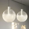 OLEV Beam Stick Nuance on/off 2 700K Ø45cm blanc| Suspensions Led|Suspensions