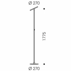 Oligo Decent Max lampadaire LED blanc mat| Lampadaires Led|Lampadaires