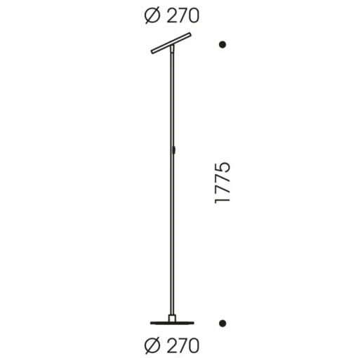 Oligo Decent Max lampadaire LED blanc mat| Lampadaires Led|Lampadaires