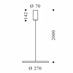 Oligo Decent Max suspension LED chromée| Suspensions Led|Suspensions