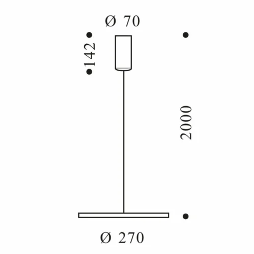 Oligo Decent Max suspension LED chromée| Suspensions Led|Suspensions