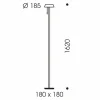 Oligo Glance lampadaire LED gris mat| Lampadaires Led|Lampadaires