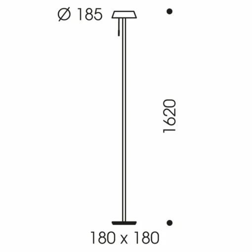 Oligo Glance lampadaire LED gris mat| Lampadaires Led|Lampadaires
