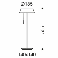 Oligo Glance lampe à poser LED rouge mate| Lampes À Poser Led|Lampes À Poser Et Lampes De Table