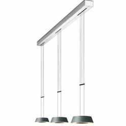 Oligo Glance suspension LED 3 lampes grise mate| Suspensions Led|Suspensions