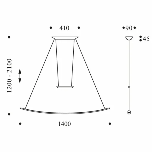 Oligo Lisgo suspension LED, crème| Suspensions Led|Suspensions