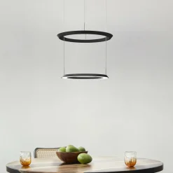 Oligo Yano suspension LED up/down, CCT, noire| Suspensions Led|Suspensions