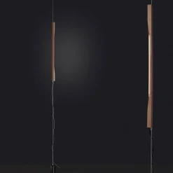 Oluce Ilo 467 applique LED verticale, bronze| Suspensions Led|Suspensions