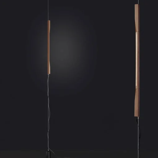 Oluce Ilo 467 applique LED verticale, bronze| Suspensions Led|Suspensions