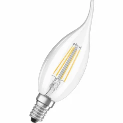 OSRAM ampoule bougie LED E14 4 W 2 700 K flamme| Ampoules Filament|Ampoules Filament