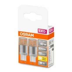 OSRAM ampoule broche LED G9 4,2W 2 700K claire x2| Ampoules Led G9|Ampoules Led