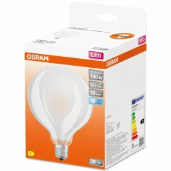 OSRAM ampoule globe LED E27 G95 11W 4 000K mate| Ampoules Led E27|Ampoules Led