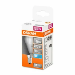 OSRAM ampoule goutte LED E14 4,9 W 840 Star, mate| Ampoules Led E14|Ampoules Led