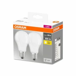 OSRAM ampoule LED Classic E27 8,5W 2 700K 806lm x2| Ampoules Led E27|Ampoules Led