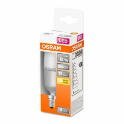 OSRAM ampoule LED Classic Stick mat E14 8,5W 2.700K| Ampoules Led E14|Ampoules Led