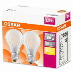 OSRAM ampoule LED E27 6,5 W blanc chaud x2| Ampoules Led E27|Ampoules Led