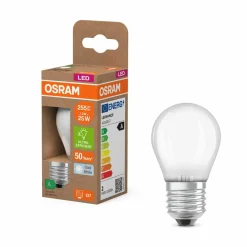 OSRAM Ampoule LED goutte E27 1,2W mat 4.000K 255lm| Ampoules Led|Ampoules Led