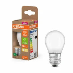 OSRAM Ampoule LED goutte mat E27 3,8W 2700K 806lm| Ampoules Led|Ampoules Led