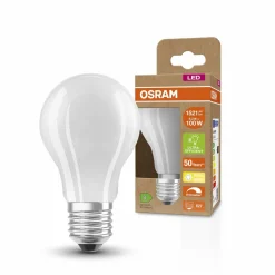 OSRAM Classic ampoule LED E27 8,2W 827 mat| Lampes Led À Intensité Variable|Ampoules Led