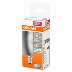 OSRAM Classic B ampoule LED E14 4,9 W 6 500 K mate| Ampoules Led E14|Ampoules Led