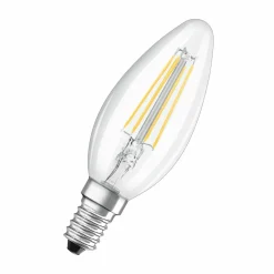 OSRAM Classic bougie LED E14 B40 2,5W 827 filament| Ampoules Filament|Ampoules Filament