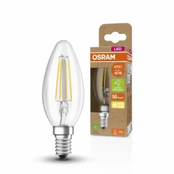OSRAM Classic bougie LED E14 B40 2,5W 827 filament| Ampoules Filament|Ampoules Filament