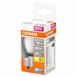 OSRAM Classic P ampoule LED E27 4 W 2 700 K mate| Ampoules Led E27|Ampoules Led