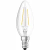 OSRAM flamme LED E14 1,5W 827 retrofit transparent| Ampoules Filament|Ampoules Filament