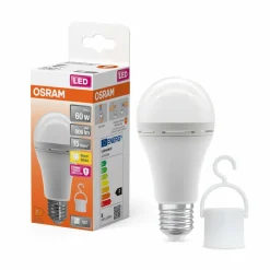 OSRAM LED ampoule à incandescence E27 8W mat 2700K accu éclairage de| Ampoules Led|Ampoules Led