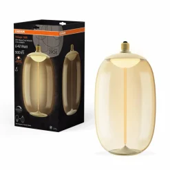 OSRAM LED Big Elipse Oval E27 12W 818 Filament ambre à intensité variable| Lampes Led À Intensité Variable|Ampoules Led