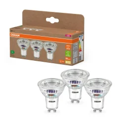 OSRAM LED PAR16 réflecteur GU10 2,5W 100° 2.700K paquet de 3| Ampoules Led|Ampoules Led