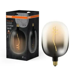 OSRAM LED Vintage 1906 Big Oval E27 4,5W 818 filament fumé| Ampoules Led|Ampoules Led