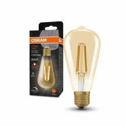 OSRAM LED Vintage 1906 Edison, or, E27, 7,2 W, 824, intensité variable.| Lampes Led À Intensité Variable|Ampoules Led