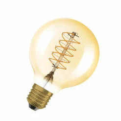 OSRAM LED Vintage 1906, G80, E27, 4,8 W, or, 2.200 K, intensité variable.| Lampes Led À Intensité Variable|Ampoules Led