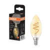 OSRAM LED Vintage B28 E14 3,5W 922 Spiral Filament gold à intensité| Lampes Led À Intensité Variable|Ampoules Led