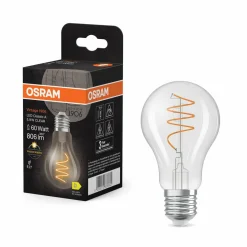 OSRAM LED Vintage E27 5,9W 2.700K Spirale filament clair| Ampoules Led|Ampoules Led