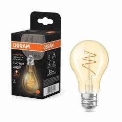 OSRAM LED Vintage E27 4,9W 2.700K Spirale filament or| Ampoules Led|Ampoules Led