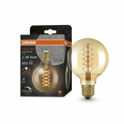 OSRAM Vintage 1906 globe LED G95 E27 7 W or dim| Lampes Led À Intensité Variable|Ampoules Led