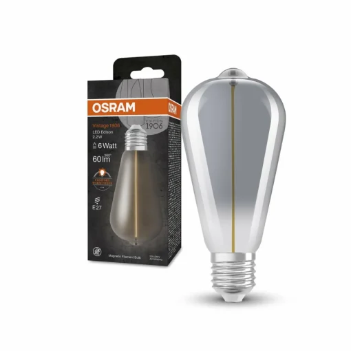 OSRAM Vintage 1906 LED rustique E27 2,2W 818 fumée| Ampoules Filament|Ampoules Filament