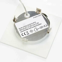 Heitronic Panneau LED Klaus blanc pr boîtiers d'encastrement| Spots Encastrés Led|Luminaires Led D'Intérieur