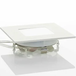 Heitronic Panneau LED Klaus blanc pr boîtiers d'encastrement| Spots Encastrés Led|Luminaires Led D'Intérieur