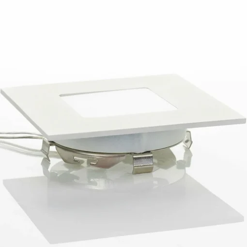 Heitronic Panneau LED Klaus blanc pr boîtiers d'encastrement| Spots Encastrés Led|Luminaires Led D'Intérieur