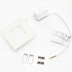 Heitronic Panneau LED Klaus blanc pr boîtiers d'encastrement| Spots Encastrés Led|Luminaires Led D'Intérieur