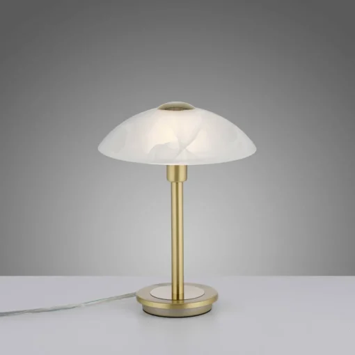 Paul Neuhaus Enova lampe à poser, laiton mat| Lampes À Poser Led|Lampes À Poser Et Lampes De Table