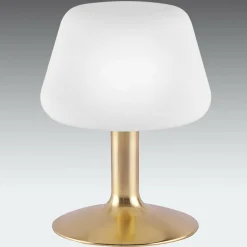 Paul Neuhaus lampe à poser Till, couleur laiton, verre, intensité variable| Lampes À Poser Led|Lampes À Poser Et Lampes De Table