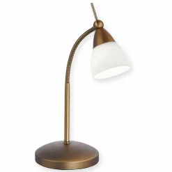 Paul Neuhaus lampe à poser Pino, laiton vieilli, 45 cm, intensité variable| Lampes À Poser Led|Lampes À Poser Et Lampes De Table