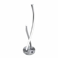 Paul Neuhaus lampe de table LED Polina, argent, métal, intensité variable| Lampes À Poser Led|Lampes À Poser Et Lampes De Table