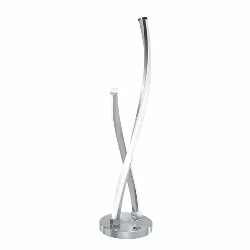 Paul Neuhaus lampe de table LED Polina, argent, métal, intensité variable| Lampes À Poser Led|Lampes À Poser Et Lampes De Table